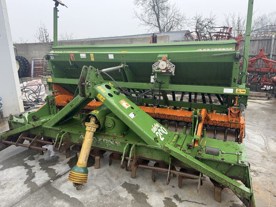 Cuplu freza rotativa + Semanatoare discuri Amazone  3m