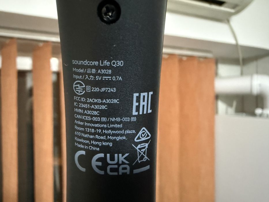 Casti Soundcore by Anker Life Q30 Hybrid noise, wireless, UPGRADED