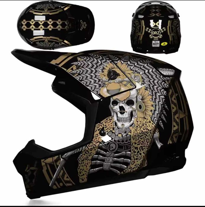 Casca moto off road/atv/enduro, +ochelari cadou