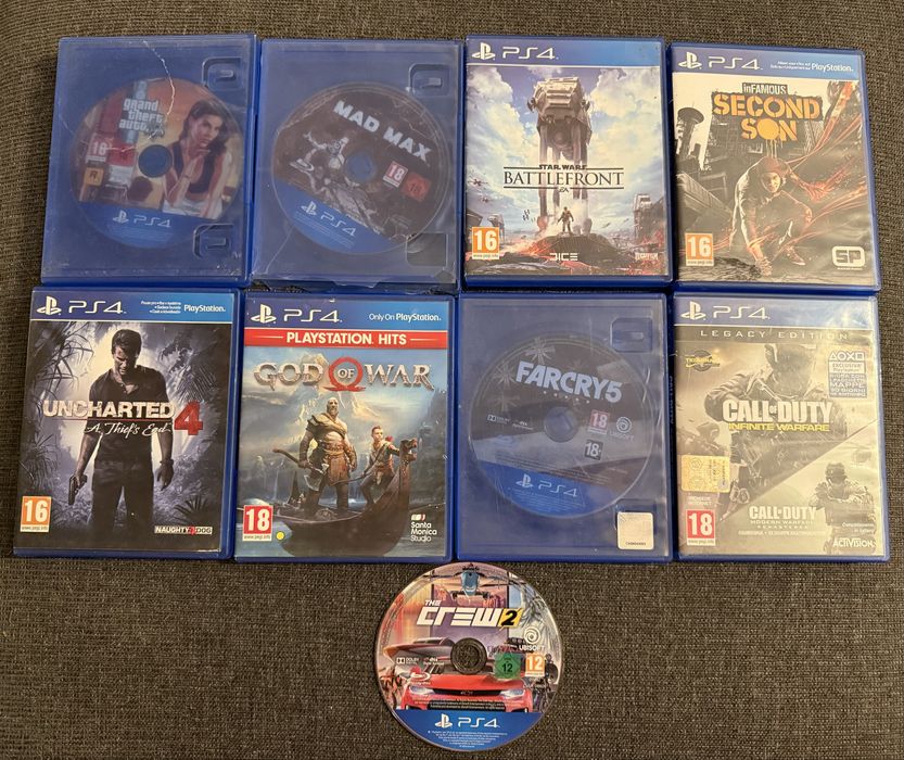 Vând jocuri PS4 – toate funcționale, testate și originale