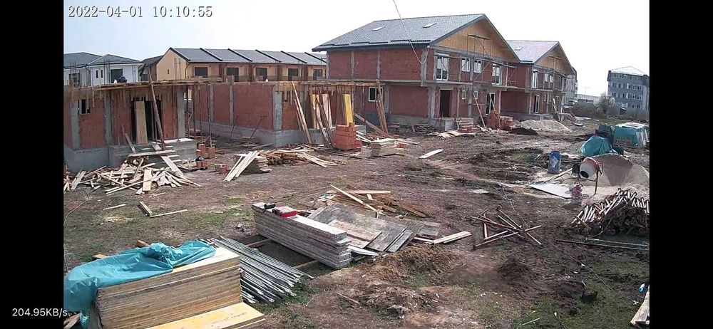 Camera Supravehere Rotativa 360 Sunet & Lumini