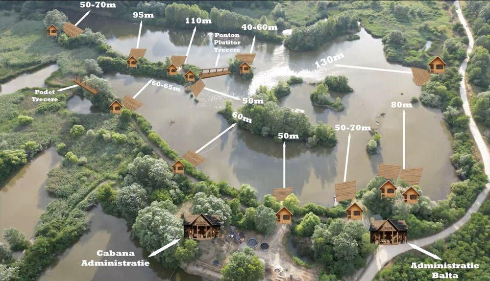 Afacere /Lac pescuit 19,5ha de VANZARE