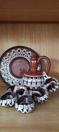Керамика,порцелан, медни изделия(подарък ръчно плетена украса за маса)