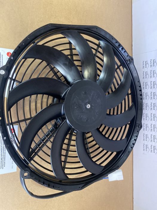 Електрическа перка вентилатор SPAL 12” 305мм 12v