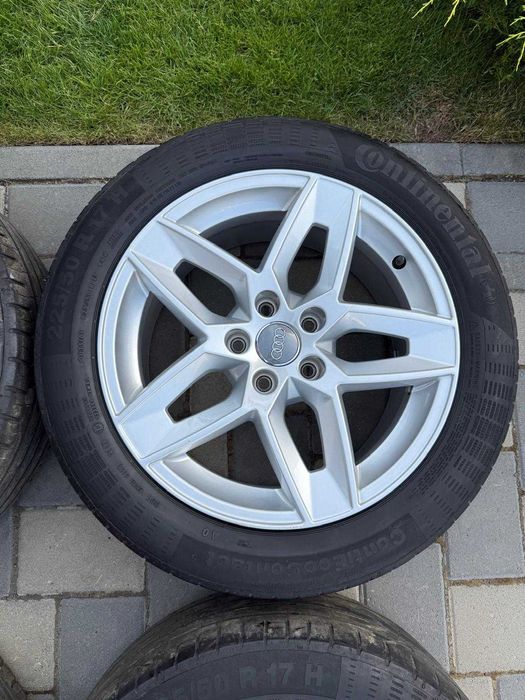 Set roti Audi A4 B9 jante 17 5x112 anvelope 225 50 17 B8 A6 C7 Audi A3