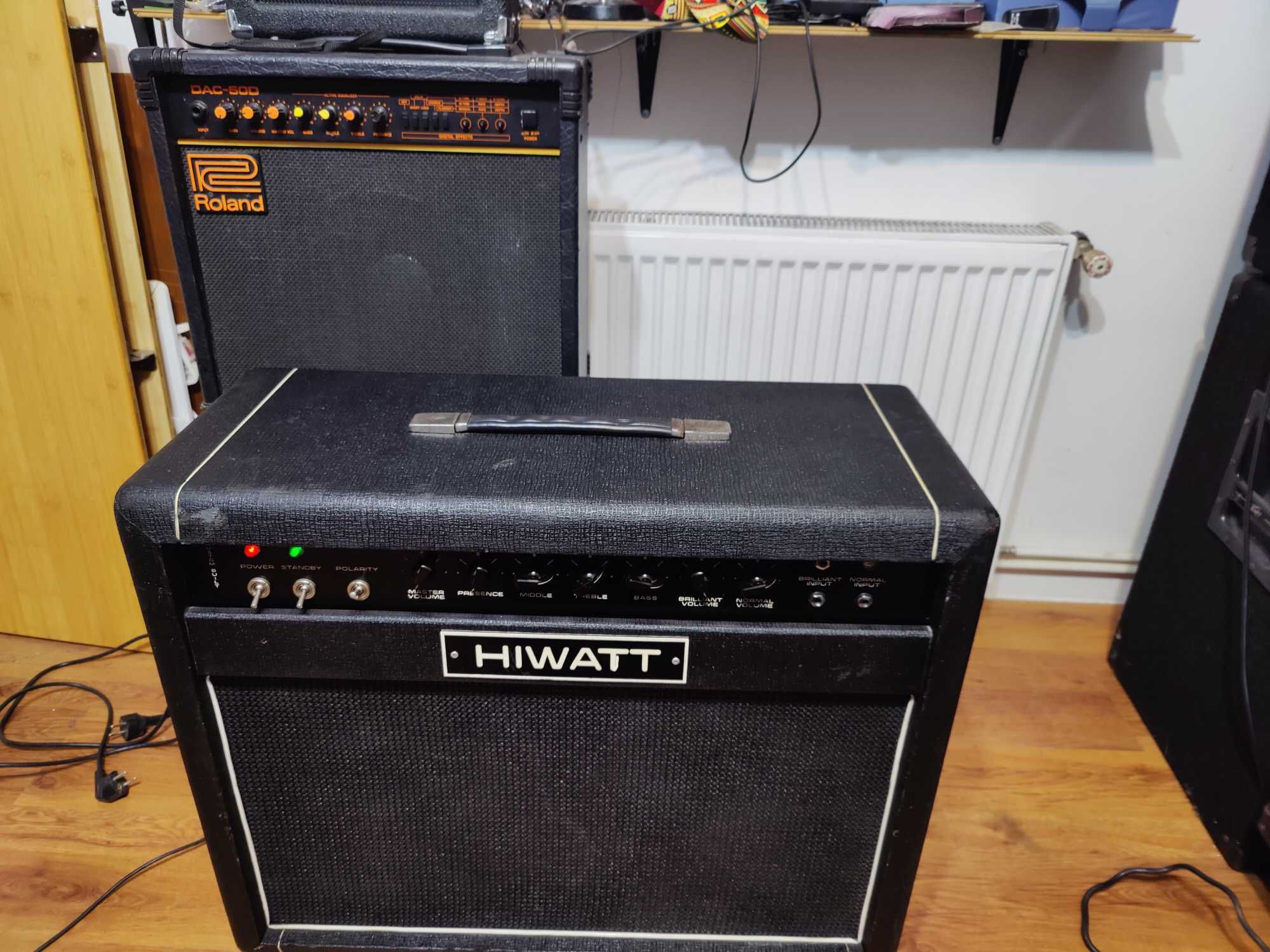 Amplificator chitara Hiwatt SA212, Full lampi, raritate