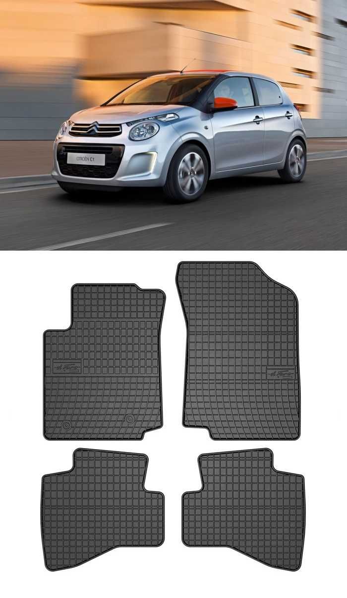 Гумени стелки за Citroen C1 14-21 Peugeot 108 14-21 Toyota Aygo 14-21