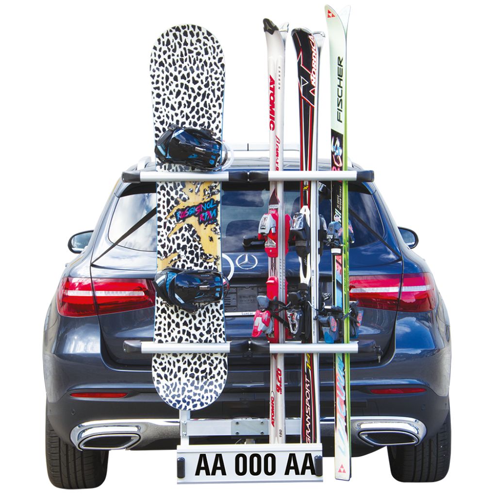 Suport schi snowboard pe carlig Fabbri Magnum 6 perechi schi / 4 placi