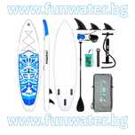 Надуваем падълборд FunWater TIKI Spirit 2025 Paddle Board SUP