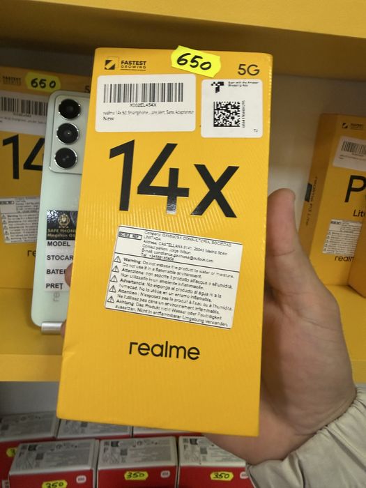 Realme 14X 8+256 gb NOU sigilat