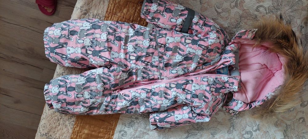 Детский зимний пуховик на девочку