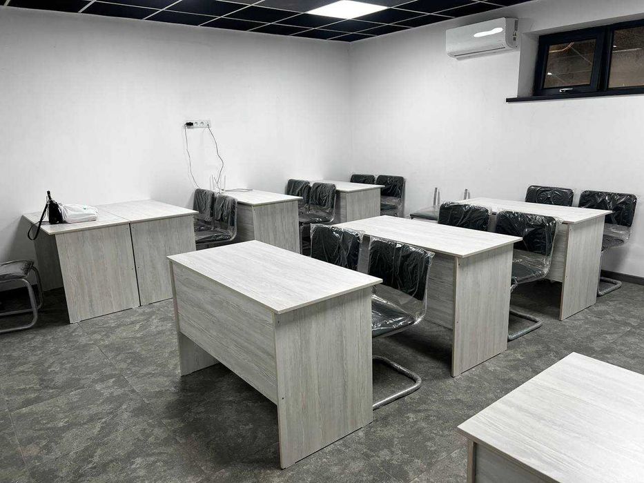 O'quv markaz va ofislar uchun parta/stol + stullar