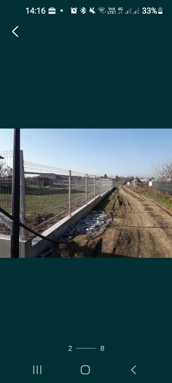 Garduri și împrejmuiri provizorii și definitive,plăci beton foișoare