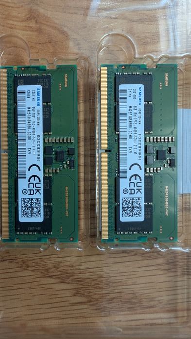 Samsung sodimm ddr5 16 gb (2x8) 4800 рам памет за лаптоп