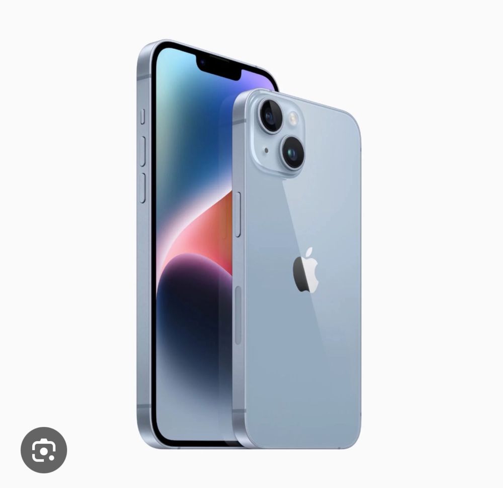 Iphone 14 в синем цвете