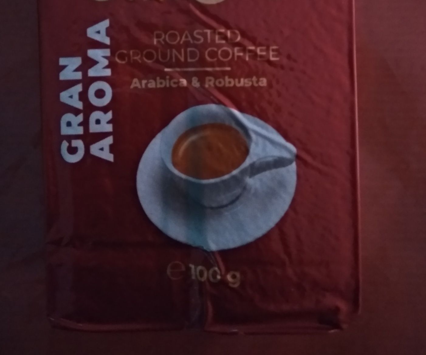 Cafea GRAN AROMA Italy. Sortiment mixat: arabica, robusta