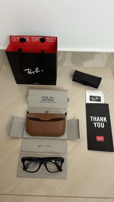 Ochelari Smart Ray Ban Meta Wayfarer Matte Black RW4008