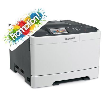 Цветен лазерен принтер Lexmark CS510dе - пълни тонери на 100%