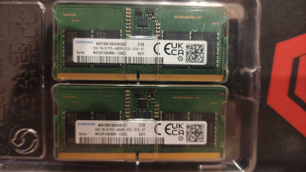 Memorie laptop Samsung DDR5 2x8GB 4800MHz