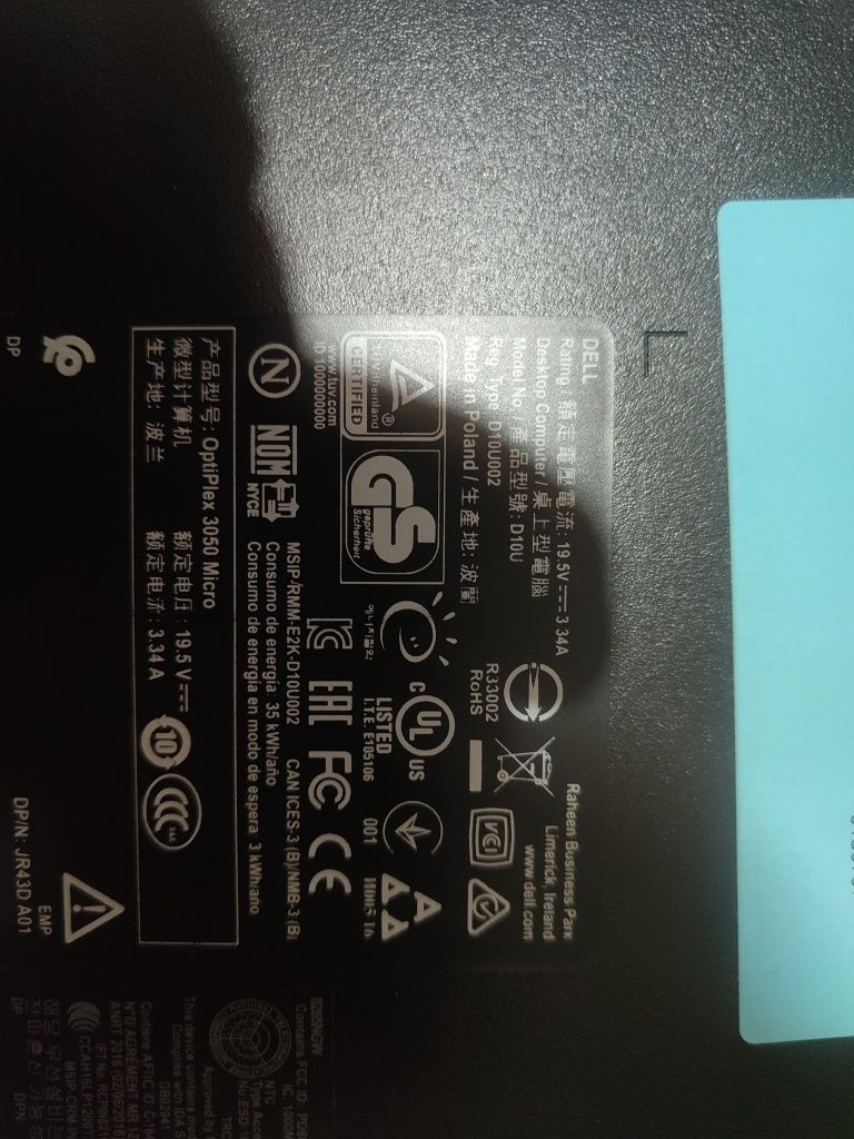 Mini PC optilex 3050 - 20 pcs