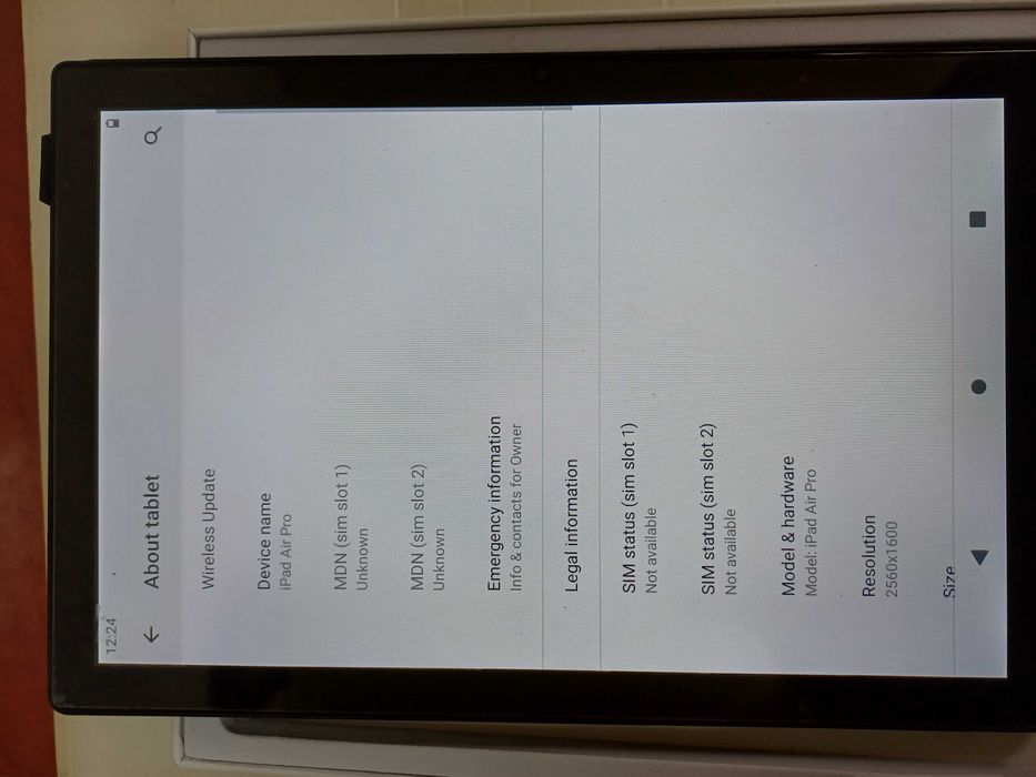 Tableta 11''-Ipad Air Pro-22+2T