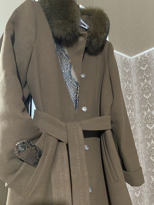 Женское Пальто коричневый