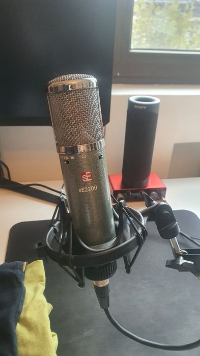 sE2200 Microfon Studio, vintage edition camo, (similar cu: RODE NT1,K2