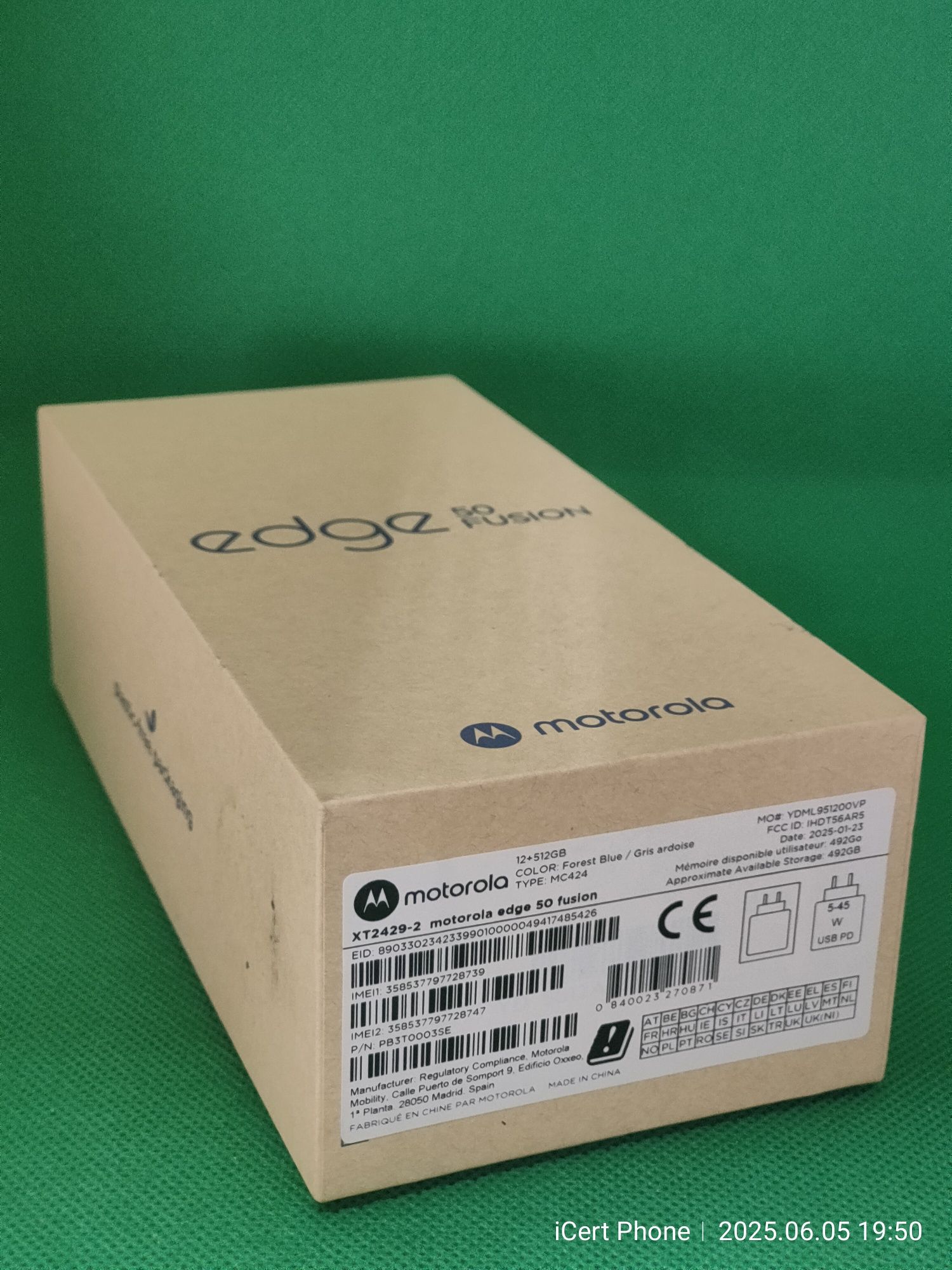 Motorola edge 50 Fusion 512GB sigilat * Garantie *