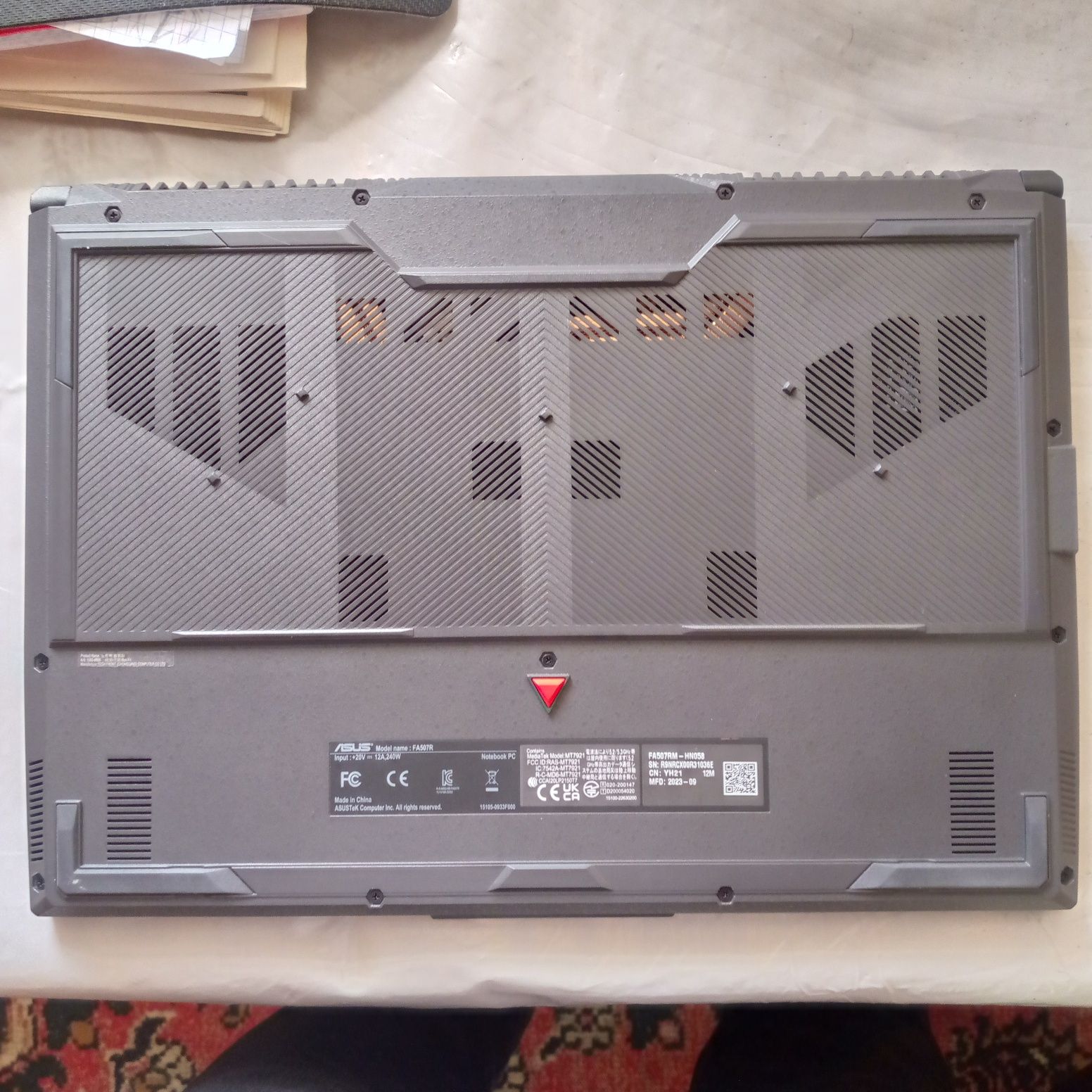Laptop: ASUS Tuf Gaming A15