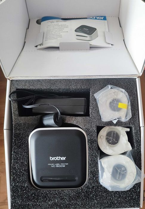 Етикетен принтер Brother VC-500W цветен