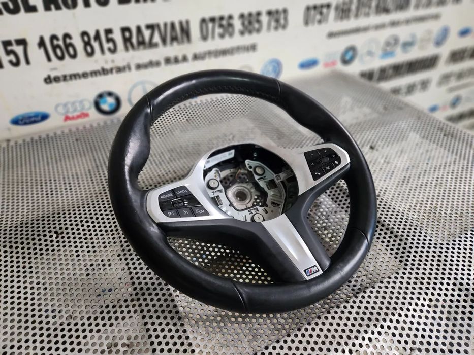 Volan Bmw M Paket Cu Comenzi Din Piele G20 G21 G30 G31 F40 F41 F45 F46 F44 Etc. Dezmembrez Bmw F40