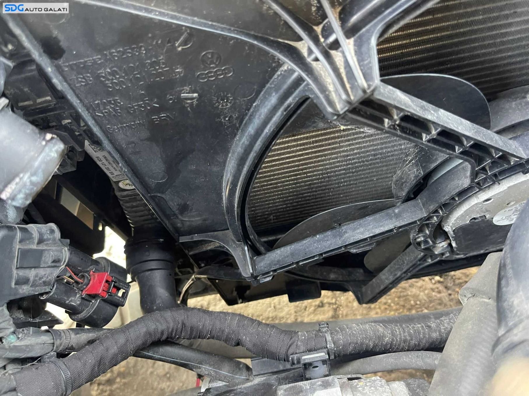 Ventilator Electroventilator Skoda Octavia 3 1.2 TSI CJZA CJZB CJZD 2013 - 2017 Cod 5Q0959455F 5Q0121203G [C7998] [Depozit]
