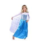 Rochie carnaval printesa Elsa Frozen, IdeallStore®, 5-7 ani  Halloween