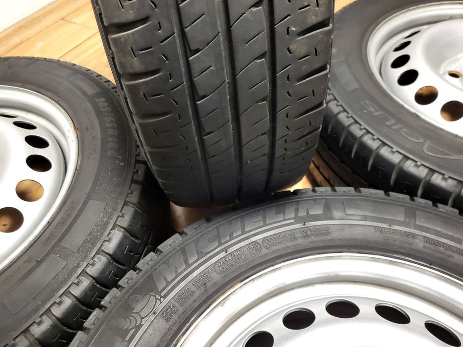 джанти 16" 5х120 Vw Transporter T5 T6 с гуми 205/65R16 C Michelin