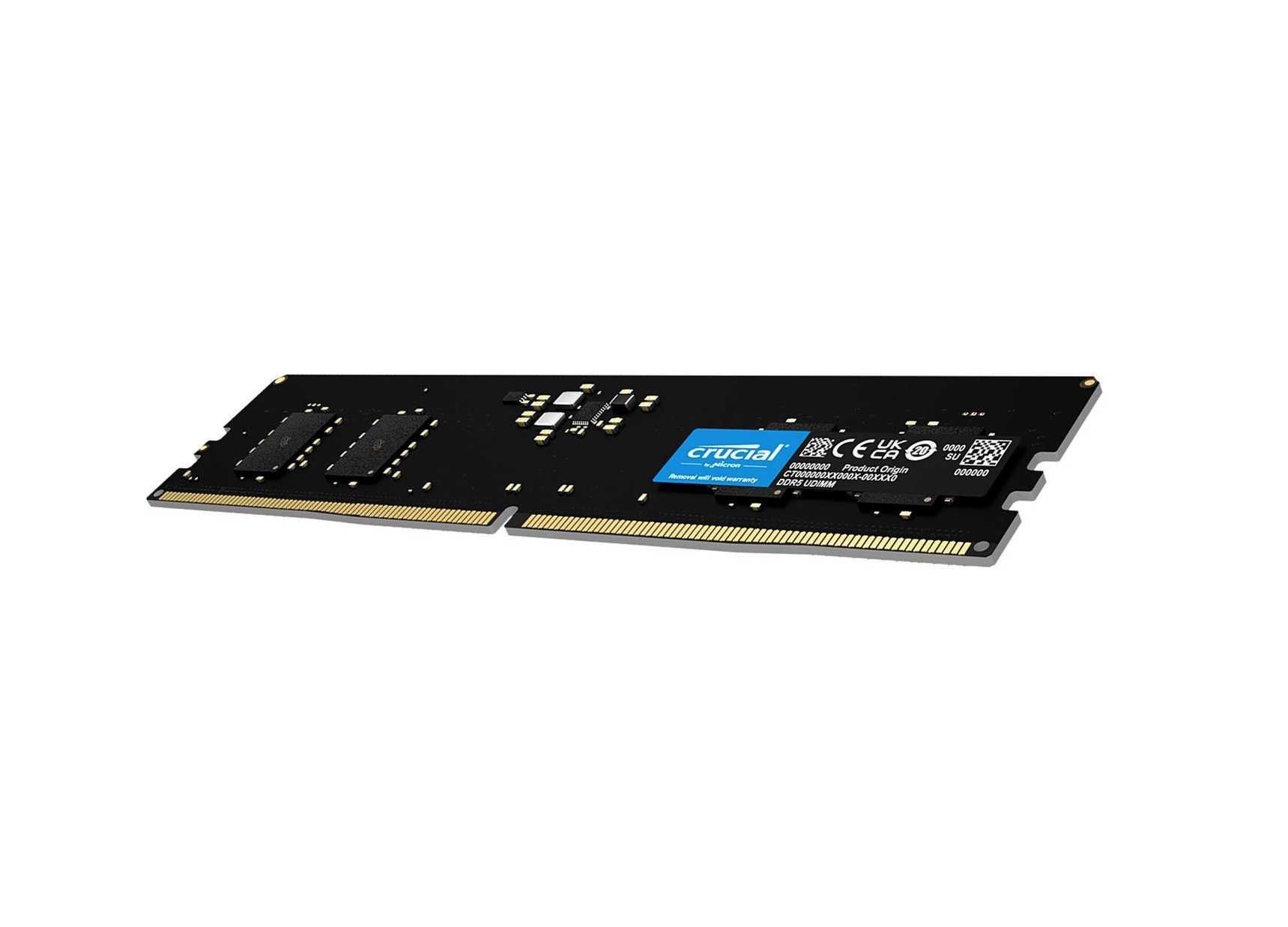 | Оперативная память DDR5 32GB 5600МГц UDIMM PC5-38400 Crucial