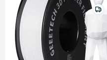 Filament Geetech PETG , 1.75MM 1Kg , Alb
