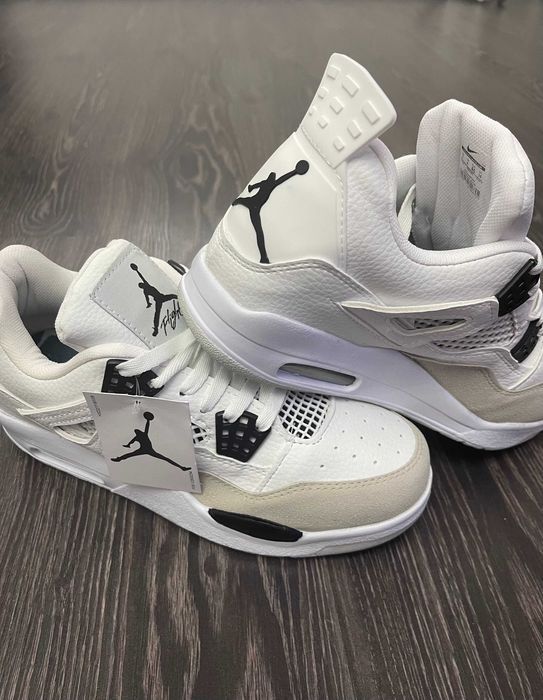 Adidasi Nike Air Jordan 4 Retro Military Black NOU l TRANSPORT Inclus