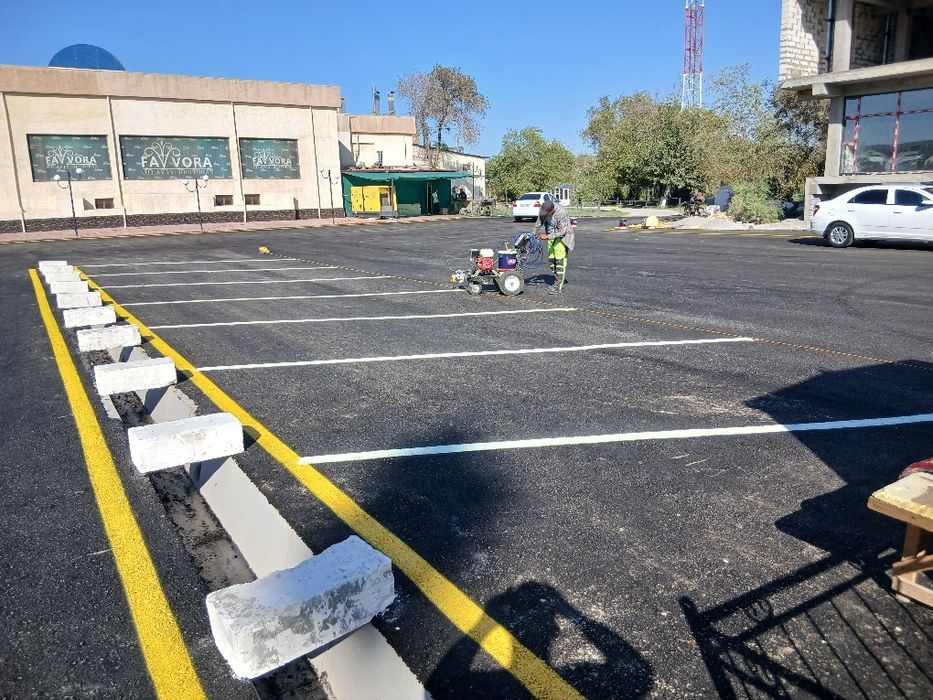 Дорожная разметка качественная и быстрая работа