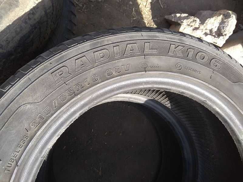 Шины 215/55 R16 - "Kingstar Radial K106" (Китай), летние.