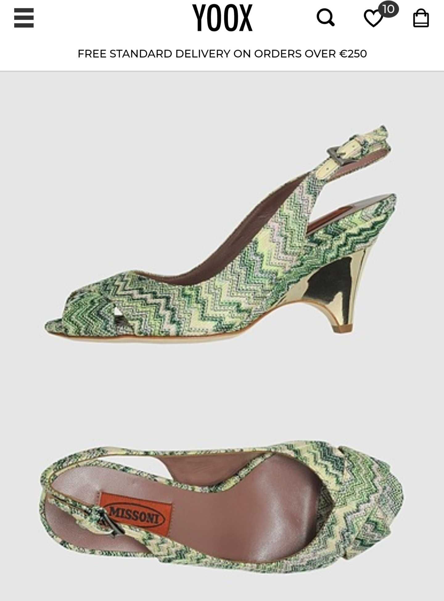 Сандали  MISSONI