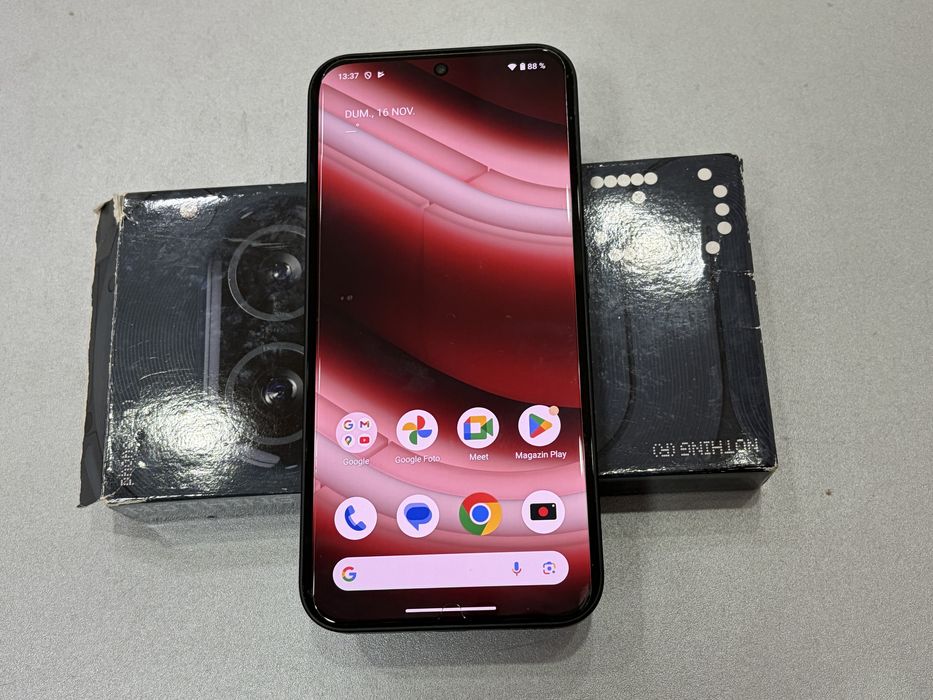 Nothing Phone 2A, 128 gb, 8 gb ram, 5G, Black, la cutie