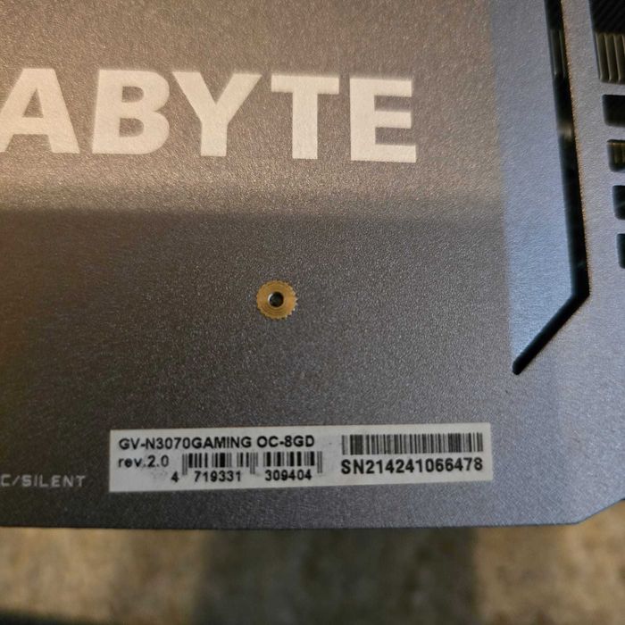 Nvidia Geforce RTX 3070 GIGABYTE