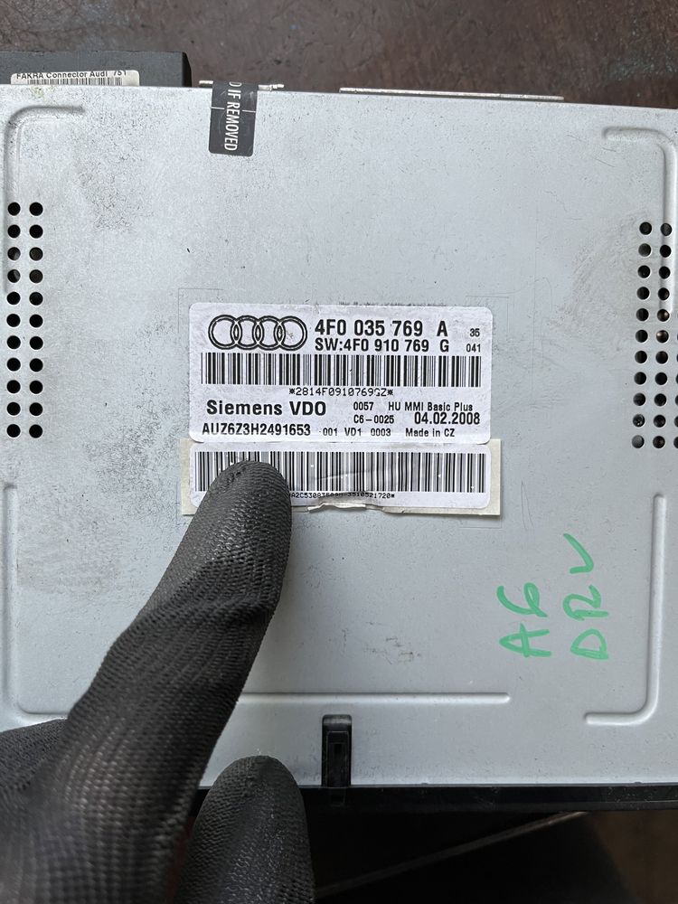 Magazie cd audi a6 c6