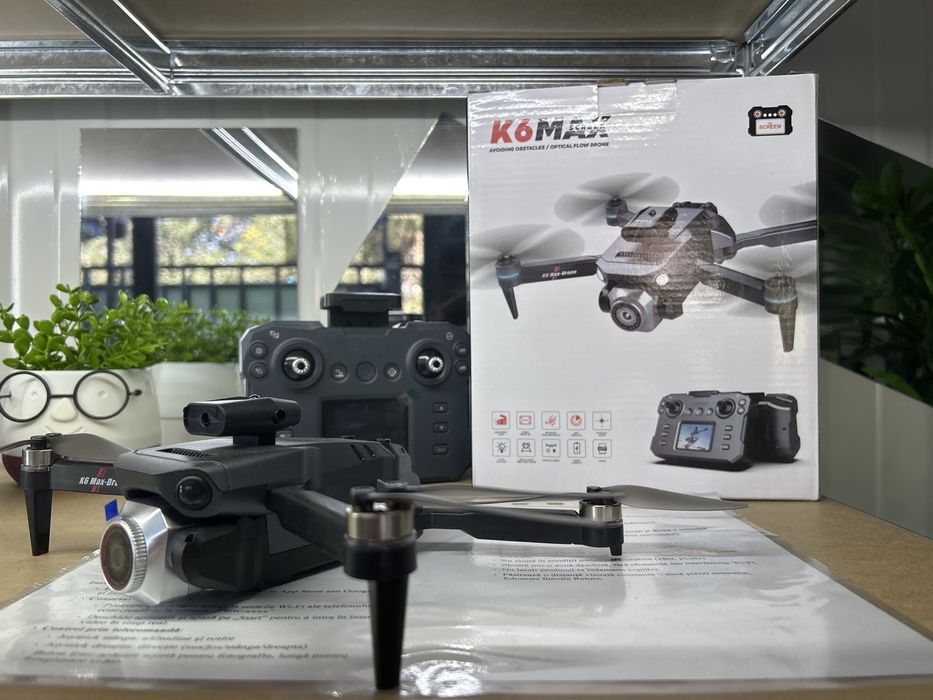 Drona K6 MAX screen cu camera 4K