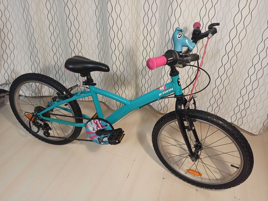 Bicicletă Decathlon BTwin MistiGirl 320, fetițe 5-10 ani, roți 20inch