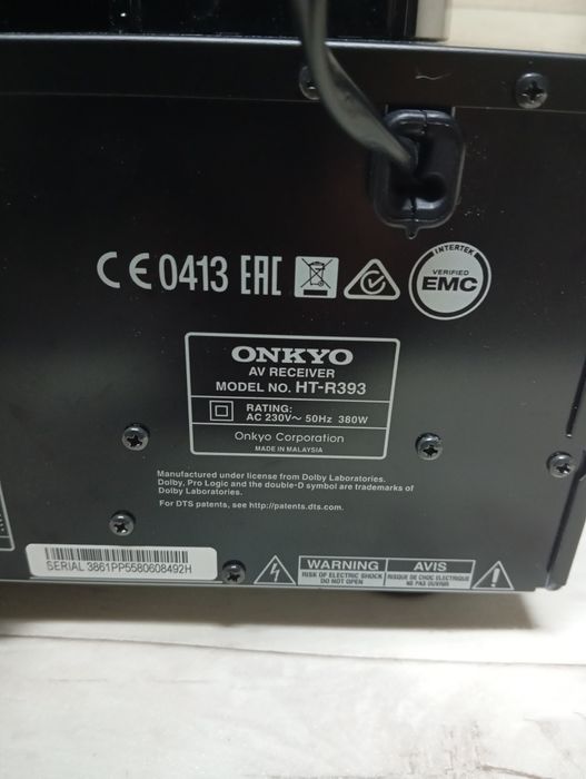 Аудио система Onkyo ht-r393 5.1 Bluetooth