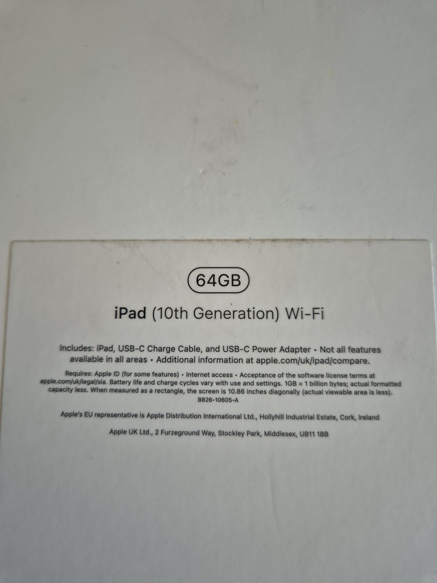 iPad 10th 64GB Silver