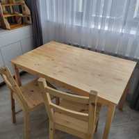 Стол деревянный IKEA кухонный/письменный со стульями