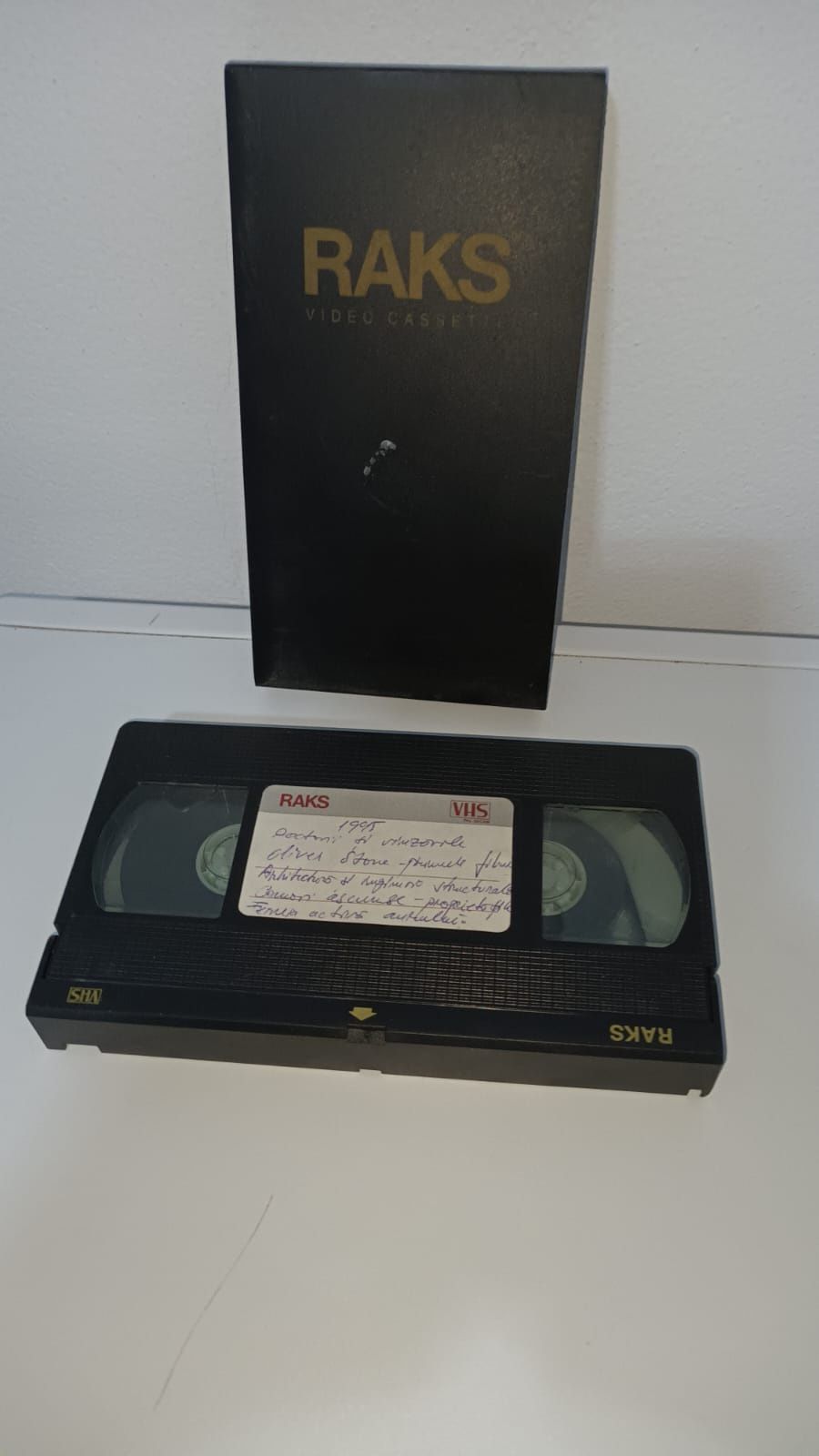 Casetă video VHS veche înregistrată conf scrisului ,colecție