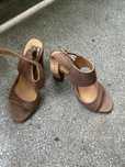 Sandale, marime 36, stare f buna, toc 10 cm, comode